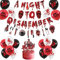 Halloween Party Deko 21Pcs, Halloween Luftballons, Blutige Waffen Messer Garland, Grusel Set für Karneval Fasching Halloween Party Dekoration Für Innen,Außen,Häuser,Garten,Spukhaus & Party Zubehör