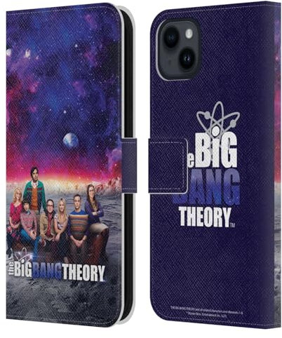 Head Case Designs Offizielle The Big Bang Theory Staffel 11 A Schluessel Kunst Leder Brieftaschen Handyhülle Hülle Huelle kompatibel mit Apple iPhone 15 Plus
