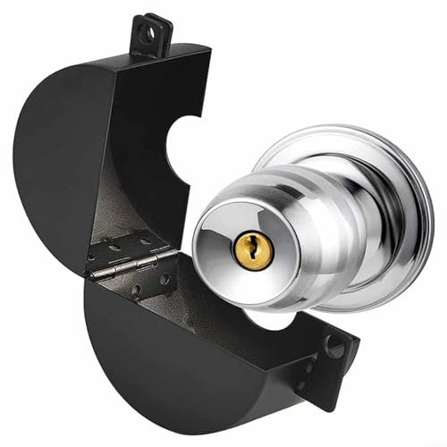 Door Handle Lock Door Knob Lock Out Device Prevents Operating The Knob Prevents Turning And Operating Of Door Knob And Access To Keyhole