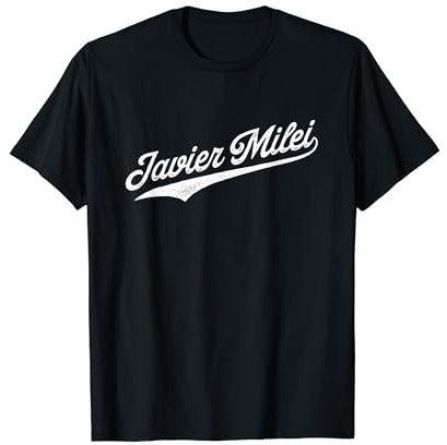 Afuera Javier Milei T-Shirt, Herren & Damen, Unisex-Erwachsene, Fans von Javier Milei, Schwarz, Kurzarm, S, Klassisch, Rundhals, Crew-Ausschnitt, Klein, Regular, Small