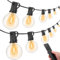 LED Lichterkette Außen Dimmbar - 30M Outdoor Lichterkette Strom LED Glühbirnen Wetterfest IP44 Wasserdicht Balkon Lichterketten Innen Aussen für Terrasse Garten Hochzeiten Partys (30M Dimmbar)