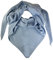 Trachtenland XL Strick Dreieckstuch - Schal 200 x 80 cm | Hellblau