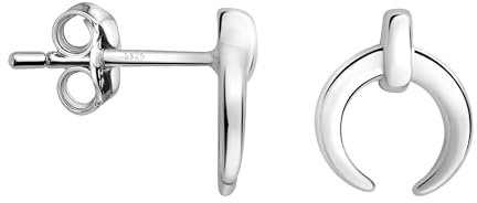 SOFIA MILANI - Orecchini da Donna in Argento 925 - Orecchino a Perno a Luna - E2844