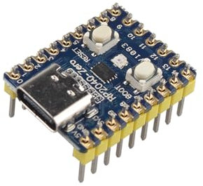 ZDE RP2040-Zero Mini PICO Development Board Based on Raspberry Pi Microcontroller RP2040 Pico-Like MCU Board Dual-Core Arm Cortex M0+ Processor Castellated Module for SMD Applications
