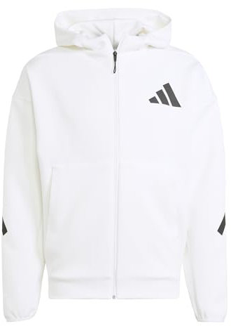 adidas Men's Chaqueta con Capucha Z.N.E. New, White, L Tall
