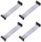 sourcing map 4 Pcs IDC Flat Ribbon Cable, 2.54mm Pitch 20mm Width 10cm Long 16 Pin FC to FC Flat Ribbon Connector Jumper Wire for PC, LED Displays