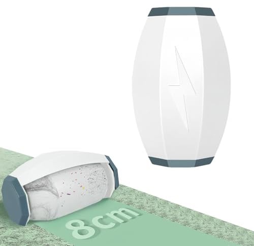 AMFUN Fusselrolle Wiederverwendbar, Waschbare Klebrige Gel Fusselrolle Ball, Tragbarer Tierhaarentferner Fusselrolle für Tierhaare Kleidung Sofas (Weiß)