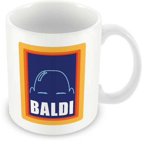 MUGGZ - BALDI - Mug - Gift for Follically-Challenged Dad Stepdad- Gift Mug Bald Man - Baldi Mug Gift for Fathers Fathers Day Funny Novelty Bald Mens Boys Gift Present for Dad