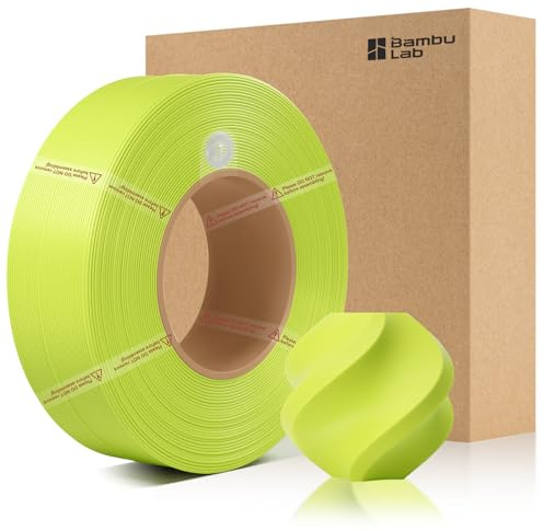 CCTREE Original PLA Basic Refill Filament 1,75 mm, Hellgrün 10503 | ohne Spule, Smooth Surface Finish, 3D Druckfilament mit RFID für Bambu Lab A/X/P/H 3D Drucker Series, AMS, 1KG +/- 0,03 mm