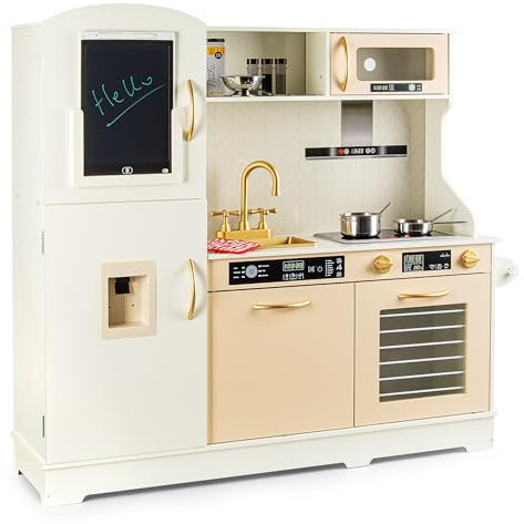 Leomark Kinderküche aus Holz Note Große Spielküche Holzküche mit Zubehör Spielzeugküche für Kinder Küchenspielzeug ab 3 Jahren Spielspaß für Jungen und Mädchen