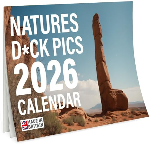 Nature's D*ck Pics Kalender 2026 - Lustiger Erwachsenen-Humor Wandkalender