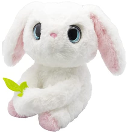 Joy Toy My Fuzzy Friends Interaktiver Plüsch Hase, Mehrfarbig, 22,7x13,5x25,4 cm, in Geschenkverpackung