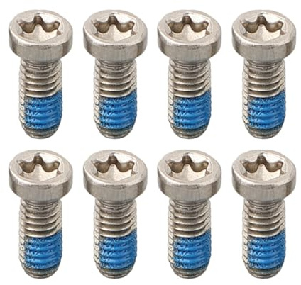 Gettimore Kettenblatt-Kurbelbolzen, Edelstahl, 8 Pins, Schraube für Sram für Quarq, für Rival für Axs Force Bolt Teile, 8 Stück