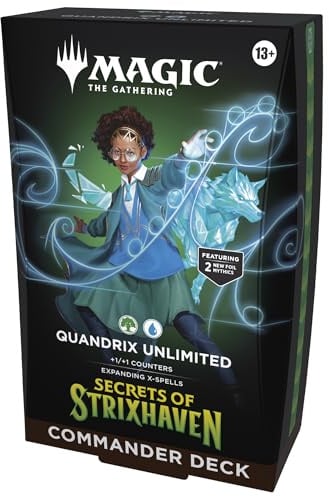 Magic: The Gathering Geheimnisse von Strixhaven Commander-Deck – Quandrix ohne Limit (Englische Version)