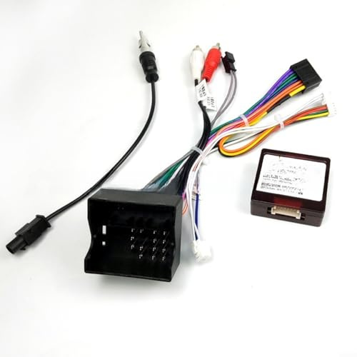 CNANRNANC Cable de alimentación de radio de coche con caja de protocolo Canbus para Opel, 12 V para Android, adaptador de arnés de navegación para Corsa para Astra para unidad principal Zafira