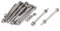 sourcing map M3 x 50mm Tête Cruciforme Vis Ecrous avec Rondelles 304 acier inoxydable 15 sets