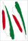 Artimagen Adesivo Bandiera a Corsa Lunga Italia 90x25 mm/pz.