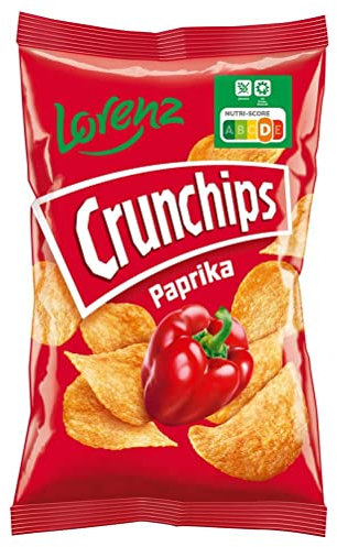 Lorenz Snack World Crunchips Paprika, 20er Pack (20 x 175 g)
