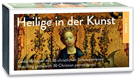 E. A. Seemann Heilige in der Kunst Memo | Gedächtnisspiel mit 36 christlichen Schutzpatronen | Saints in Art | Matching Game with 36 Christian Patron Saints