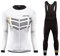 Uglyfrog Winter Radtrikot Set Thermo Fahrradhose Lang + Thermal Fahrradtrikot Langarm Pro/Windstopper/Atmungsaktiv/Winddicht
