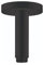 hansgrohe Verlängerungsrohr-Ersatz, 7,6 cm, modern, aufeinander abgestimmt, mattschwarz, 27393671, für Deckenmontage, Duschkopfprodukte, Duscharm