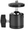 Rotule pivotante 360 ​​avec tête de trépied en aluminium rotative à vis 1/4 pour appareil photo numérique/reflex numérique compact/téléphone portable, peut installer des micro-projecteurs 90%(Noir)