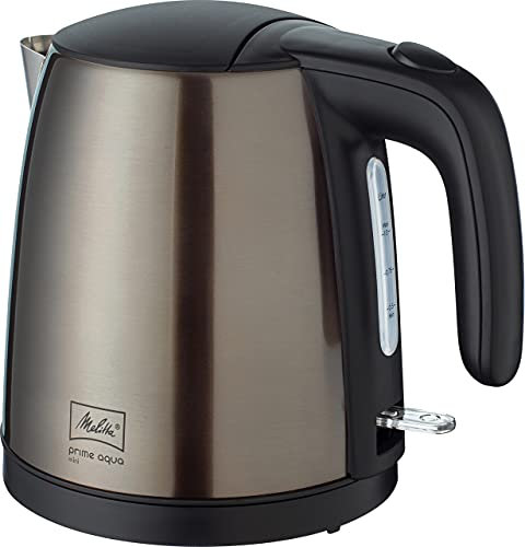 Wasserkocher - MELITTA - Prime Aqua mini, Edelstahl, Farbedition: Metallic Grey, 1.0 L, 2200 W, 1018-06