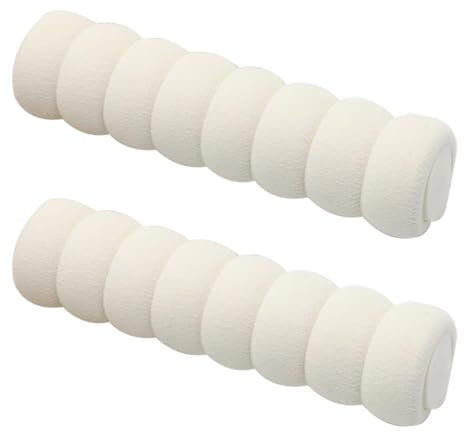 TopHomer 2 PCS Door Knob Covers Door Handle Soft Foam Safety Cover Guard Protector Door Knobs Pull Protective(White)