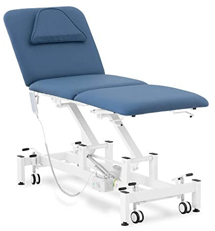 Physa Physa Valence Blue Massageliege 150 kg Blau/Weiß Massagebank Therapieliege Massageliege elektrisch Massagetisch