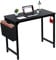 Studiertisch Schreibtisch Home Office 40  Pc. Schreibtisch schwarzer Studienschreibtisch mit Aufbewahrungstasche Arbeitsbüro-Tabelle Workstation Pc. Laptop Schreibtisch mit Hakenstudentenschreibtisch