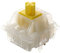 GATERON Milky Yellow Pro Switches Pre-lubed 5 Pin Linear Keyboard Switches for MX Mechanical Keyboard (70 Pcs, Yellow)