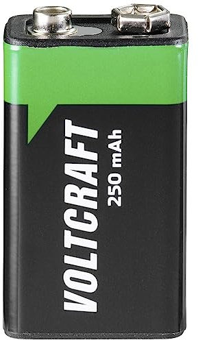 VOLTCRAFT 6LR61 9V Block-Akku NiMH 250 mAh 8.4V 1St.