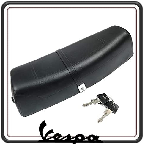 SELLA SELLONE SEDILE NERA COMPATIBILE CON PIAGGIO VESPA PX 125 150 200 - PE - ARCOBALENO TUTTI I MODELLI