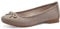 Jana Women's 8-22164-41 Ballet Flat, Light Grey, 5 UK