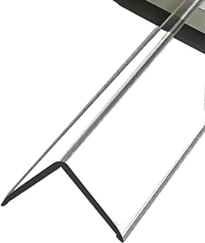 Kantenschutz Eckenschutz Durchsichtig Kunststoff Kantenschutz, 3 cm Breit Wand-Eckschoner/ 90-Grad Winkel-Eckschutz, Für Haus Balkon Fensterbank Sicherheit (Size : Length 80cm/31.5 in)