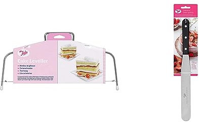Tala Cake Leveller + Tala Stainless Steel Large Flat Icing Spatula Pallette Knife