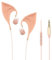 URIZONS Elf Earbuds Kopfhorer In-Ear Kopfhörer Ohren für Kinder – Elegantes Elfenohr Design, ultraweicher schnurgebundener Kopfhörer, Bezauberndes Cosplay Headset für iPhone