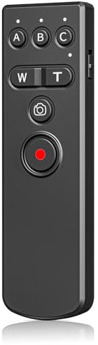 4 in 1 Wireless Remote Control for Canon, Sony, Nikon, Camera Shutter Release for Phone, Camera Video Recording Remote Control