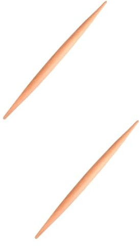 MAGICLULU 2St kleines Nudelholz Teigroller aus Holz Nudelholz für die Küche teig gebäck rolle Fondant-Kuchen-Nudel-Backwerkzeug Nudelholz aus Holz Küchenutensilien Französisch Keks