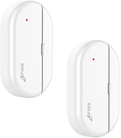 CPVAN Door/Window Contact Sensor for Home Alarm System Compatible with CP2/CP2W/CP4/CP9/CP10/CP11. 2 Pack