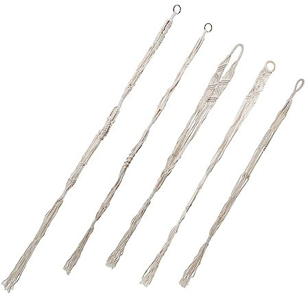 Yardwe 10 STK Wandteppich aus Blumentöpfen hängelampe hängeleuchten Overalls für Männer große Töpfe für Pflanzen im Freien Topfpflanzen drinnen Anlage gewebte Seilnetztasche grüner Dill