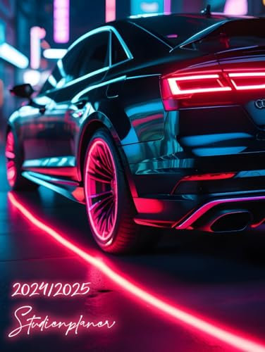 Studienplaner 2024/2025 Rennauto: Motorsport-Thema Semesterplaner 24/25 August 24 - Juli 25, Hausaufgabenheft für Schüler in der Grundschule, ... Vorlesungsplan uvm, ca. DIN A4