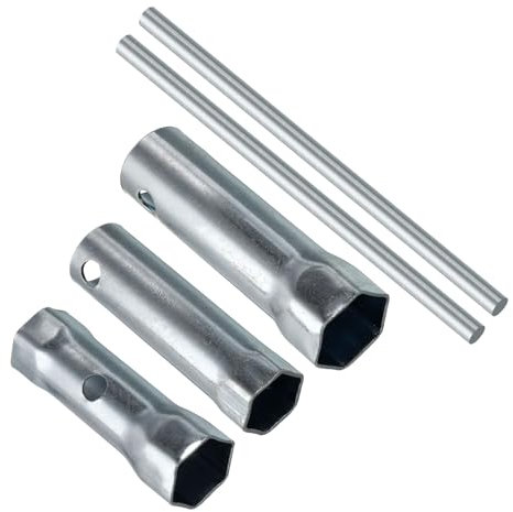 CoCud Chiave a Bussola per Candele d'Accensione a Doppia estremità per Moto, 16mm 21mm 17/19mm, Bussola a Lunga Portata con Asta - (Applicazioni: per Automobili), 3 Pezzi