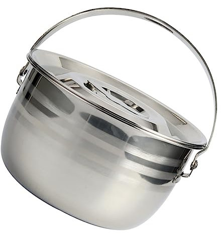 VINTORKY Edelstahl Suppentopf Großer Fassungsvermögen Verschleißfester Kochtopf Mit Stabiler Bodenplatte Multifunktional Für Camping Und Küche Non-stick Beschichtet Langlebiges Kochgeschirr