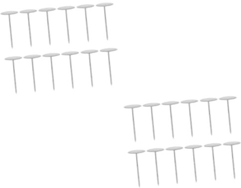 CRILSTYLEO Lot De 2 Chevilles à Gâteau Kit De Décoration De Gâteaux Outils De Tuyauterie Clous à Fleurs pour Débutants 12 Pièces x 2