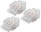YAODHAOD Verbindungsklemmen Wasserdichter Schnellverbinder 3PCS IP68 0,5 bis 4 mm² 250V 32A Durchgangsverbinder 2-Leiter - 4-Leiter (1 P - 3 P)