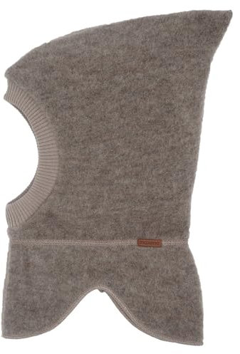 maximo GOTS Mini-Schlupfmütze, Zipfel Wollfleece kbT, Jersey KBA Made in Germany Wollfleece