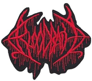 Bloodbath Death Metal Supergroup Red Aufnäher Besticktes Patch zum Aufbügeln Applique