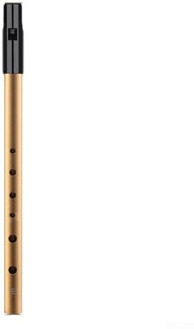 Irresistible Irish Tin Whistle, 6Hole C D Bb Key, Perfect for Irish Music Performances (Bb Key Gold)