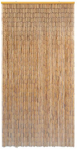 Gecheer Türvorhang Bambusvorhang Bambustürvorhang Dekovorhang Bambus 100 x 200 cm